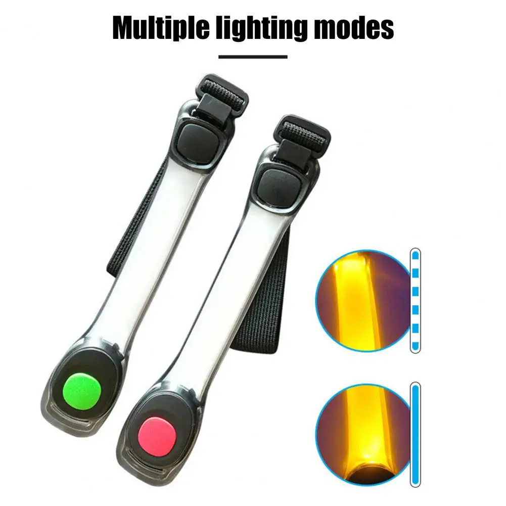 LED Light Up Armband Outdoor Sports Flashing Luminous Safety Band Adjustable Night Walking Running Riding Glow Arm Strap 발광 완장 6