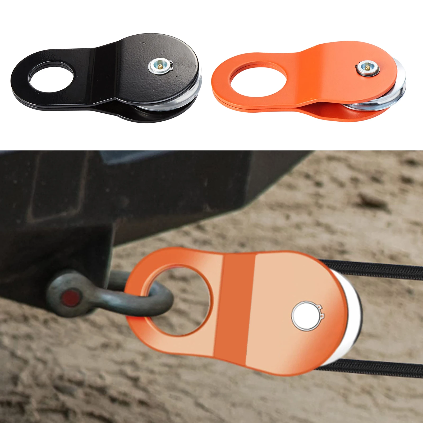 Snatch Block Pulley Recovery Winch Snatch Pulley Block Fit for Truck