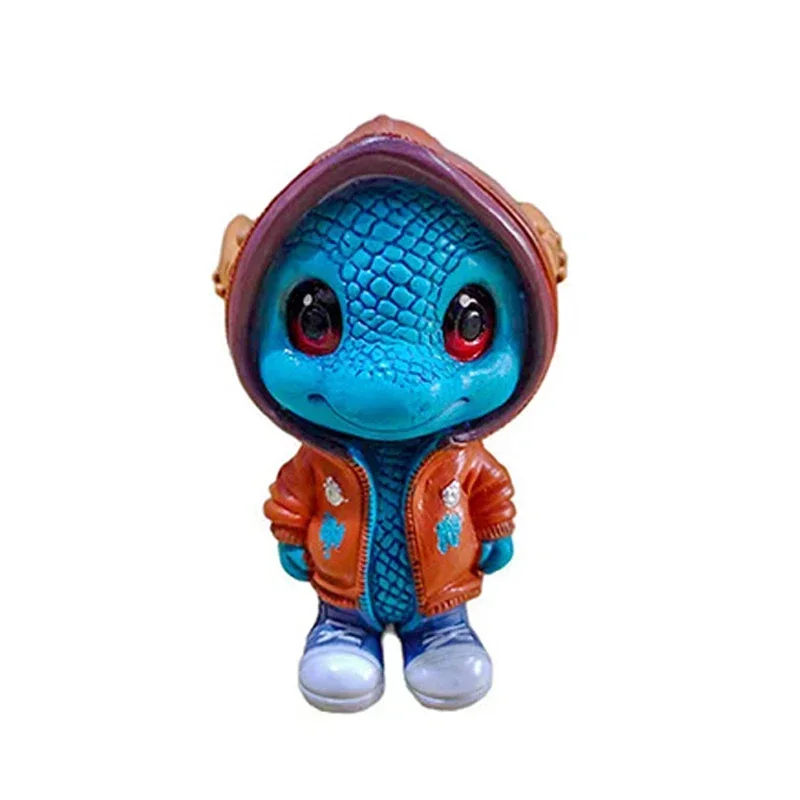 Statue Of Baby Dragon Handmake Resin Dinosaur Figurines Car Decoration Resin Crafts For Home Office Desktop Decor Birthday Gift