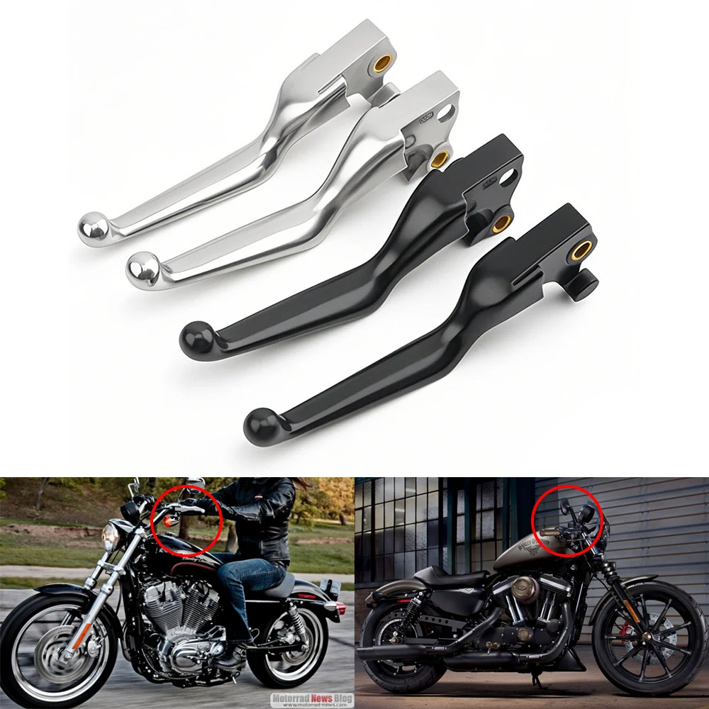 Handle Brake Clutch Lever 1 Set Motorcycle Accessories For Harley Sportster Iron XL XR 883 1200 X V C XL883 XL883N 2004-