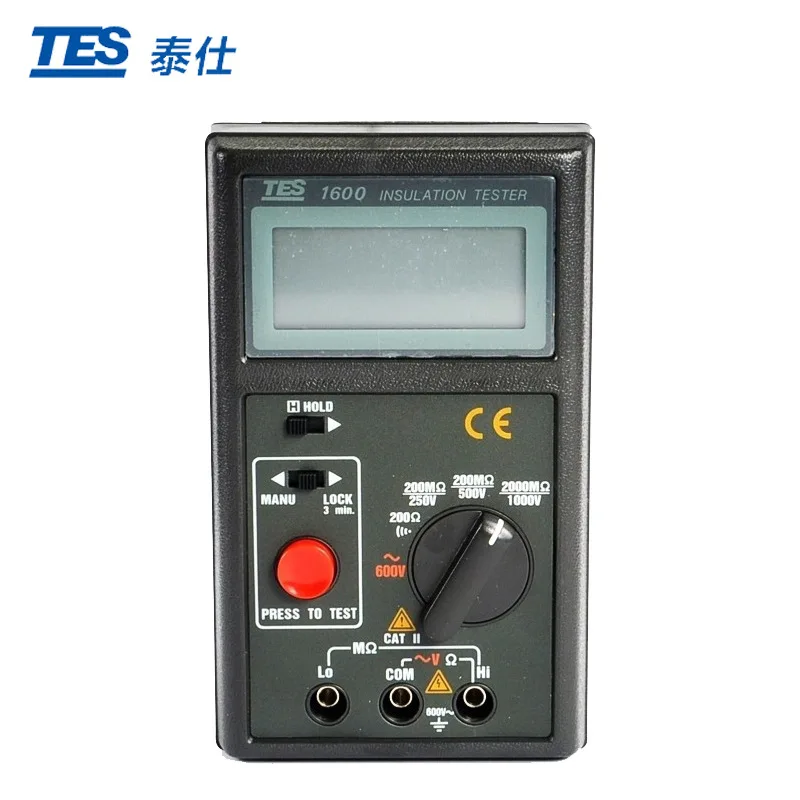 

Tex TES-1600/1601/1604/1605 insulation resistance tester