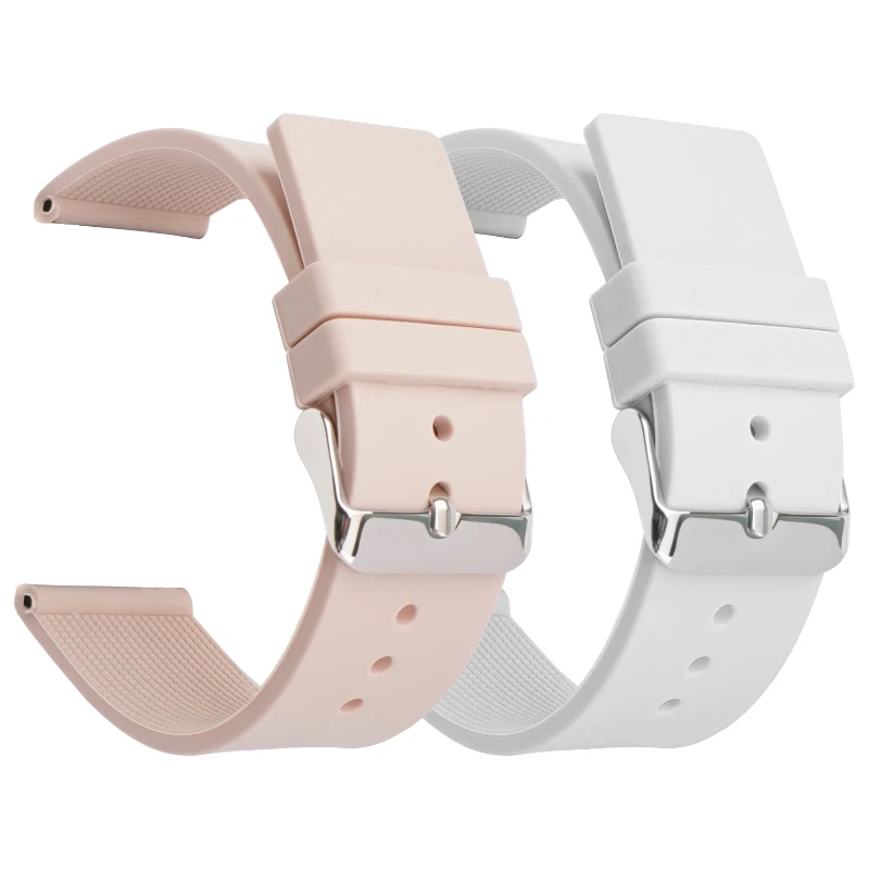 Universelles Gummi-Silikonarmband, 12/14/16/18/20/22/24 mm, für Herren und Damen, weich, Sport, wasserdicht, Smartwatch-Armband für Huawei GT 4 – Detail 6