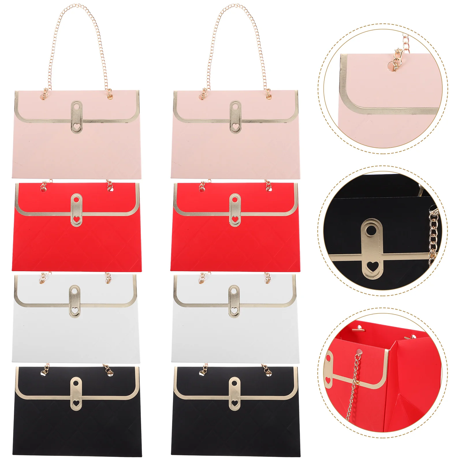 

8 Pcs Paper Packing Bags Sealable for Packaging The Flowers Party Gift Wrapping Bouquet