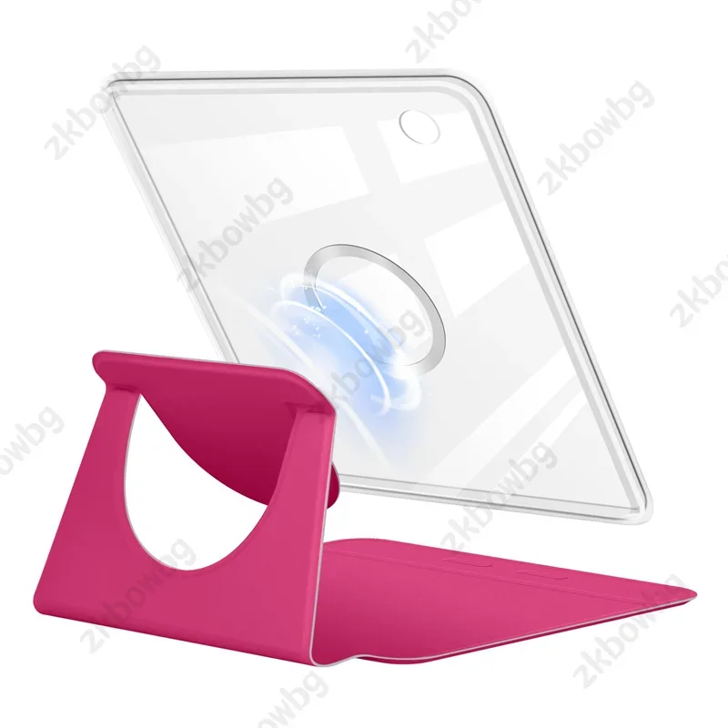 Magnetic Detachable 360° Rotatable Acrylic PU Leather Stand Cover