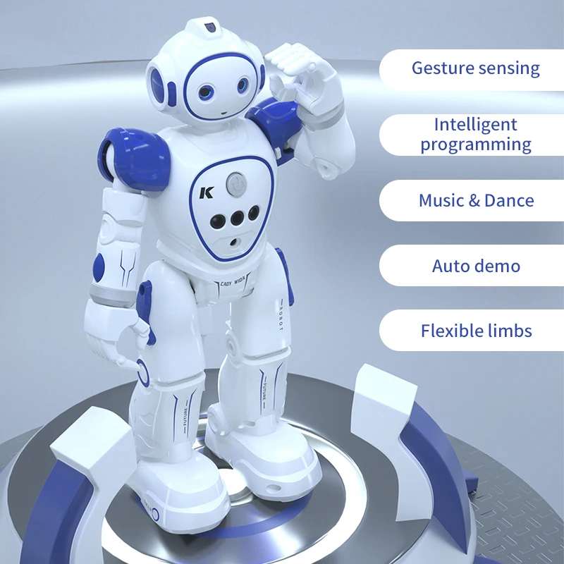 English Version Remote Control Intelligent Robot  Electric Programming Gesture Induction Dance Music Song  Children's Toys 3