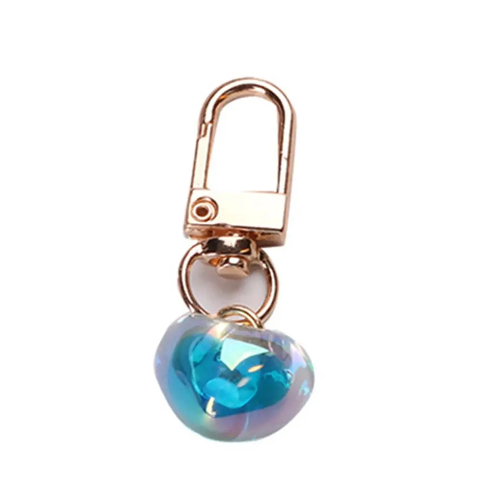 

Interior Accessories Bag Ornaments Lover Heart Bag Pendants Earphone Pendant Heart Keychain Keyring Jewelry Crystal Key Chain