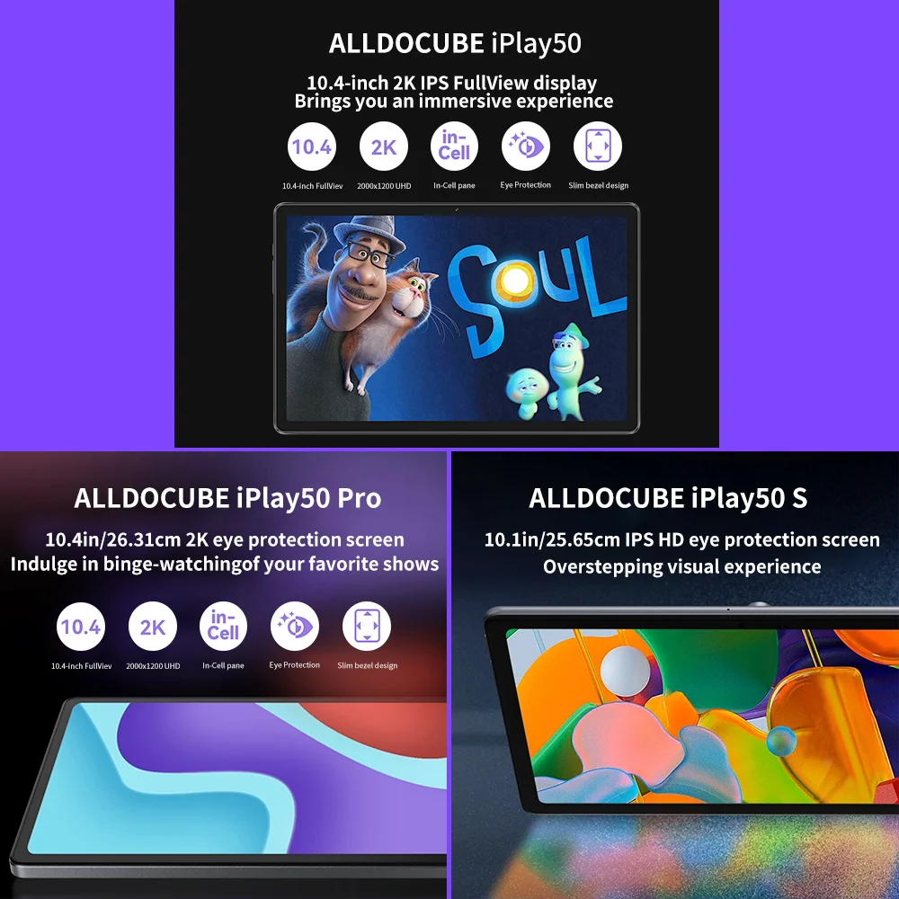 Alldocube IPlay 50 Series Android 12 Octa Core Tablet - 4GB/6GB/8GB RAM, 64GB/128GB ROM, LTE, Phone Call, Google, 2K IPS Description Image.This Product Can Be Found With The Tag Names 10inch, 20001200 android, 8GB RAM 128GB ROM, Alldocube iPlay 50 iplay50 pro iplay 50s, Android 12 Octa Core