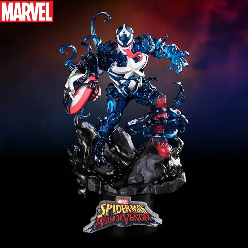 The Avengers Iron Man Spider Man Venom Groot Captain America Marvel Universe Series Collect Figures Model Toys