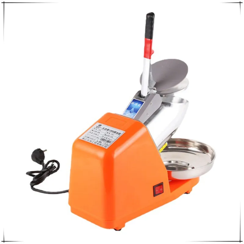 Ice Crusher Commercial stall home small ice machine automatic milk tea shop smoothie machine continuous ice Ice breaker
