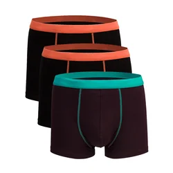 Breathable Seamless Men's Boxer Underwear Calivn Klain Letter Printing Cotton Underpants 3D Pouch Shorts Male Panties Tanga