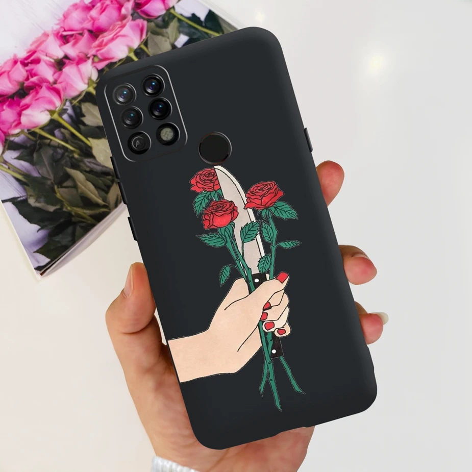 Colorful Matte Silicone Phone Case with Bumper Protection - 6.8'' Back Cover
