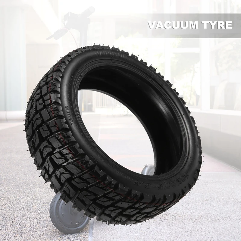 10 Inch 10X2.75-6.5 Vacuum Tyre 10X2.75-6.5 Widen Tubeless Tire For Speedway 5 Dualtron 3 Scooter Tires