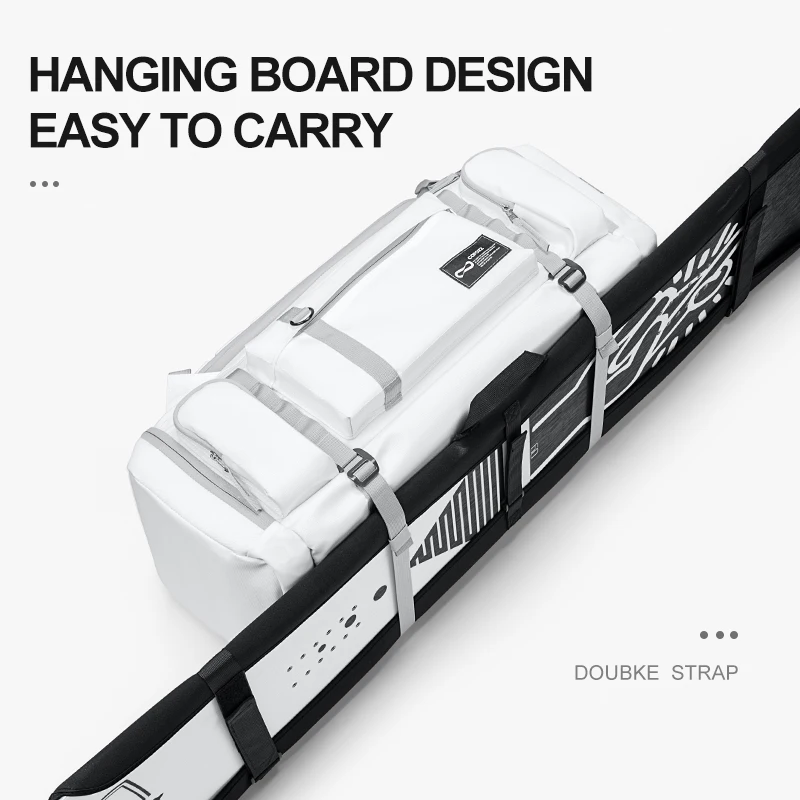 XCMAN-mochila impermeable para esquí, bolsa con compartimentos individuales  para casco, botas, ropa, Snowboard colgante, 50L de capacidad