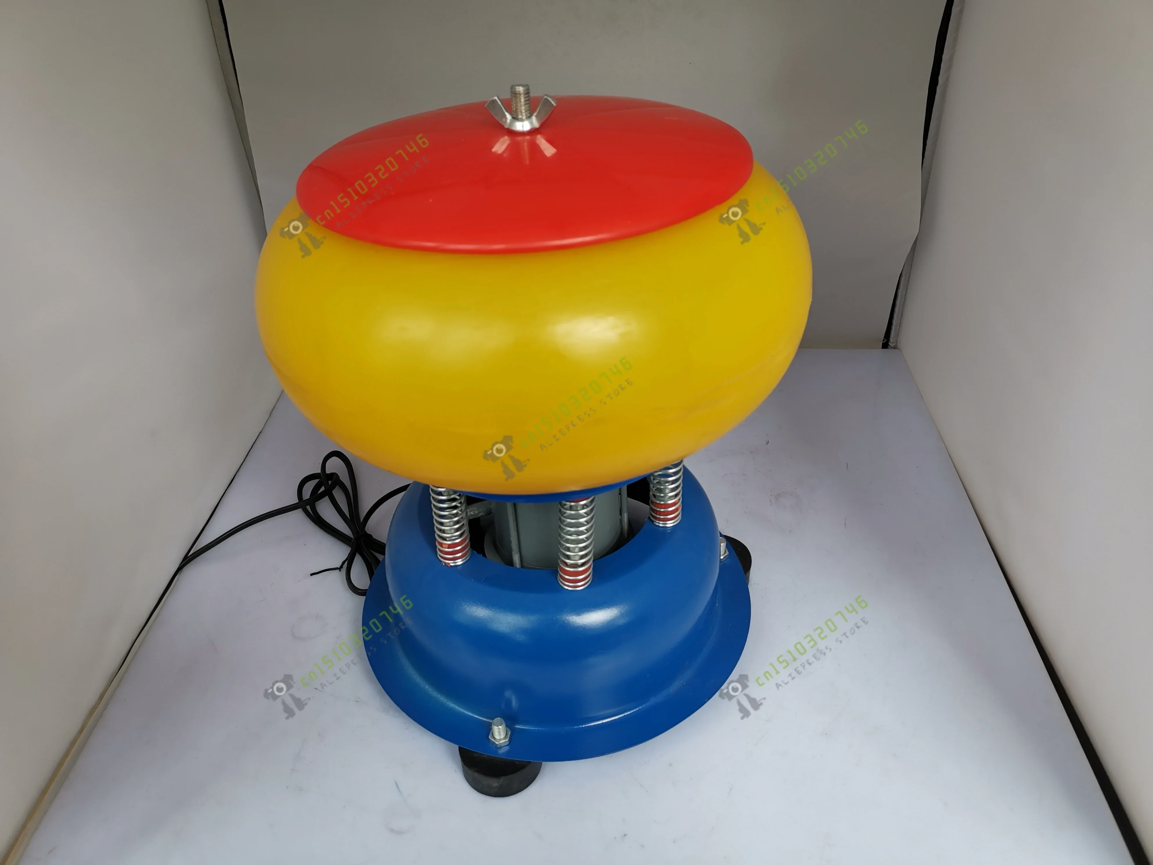 

Jade, agate polishing machine 10 inch PU bucket Electric grinder vibration grinding machine+3 pcs motors