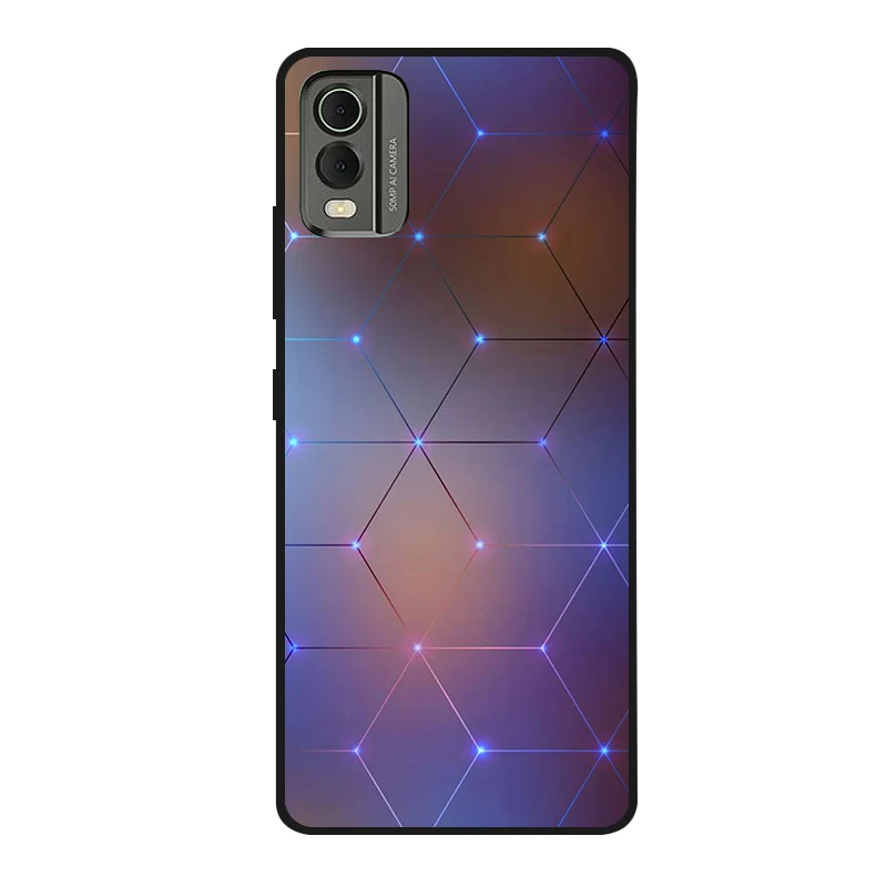 Cute Cartoon Shockproof Soft Silicone Back Cover, Painted TPU Case