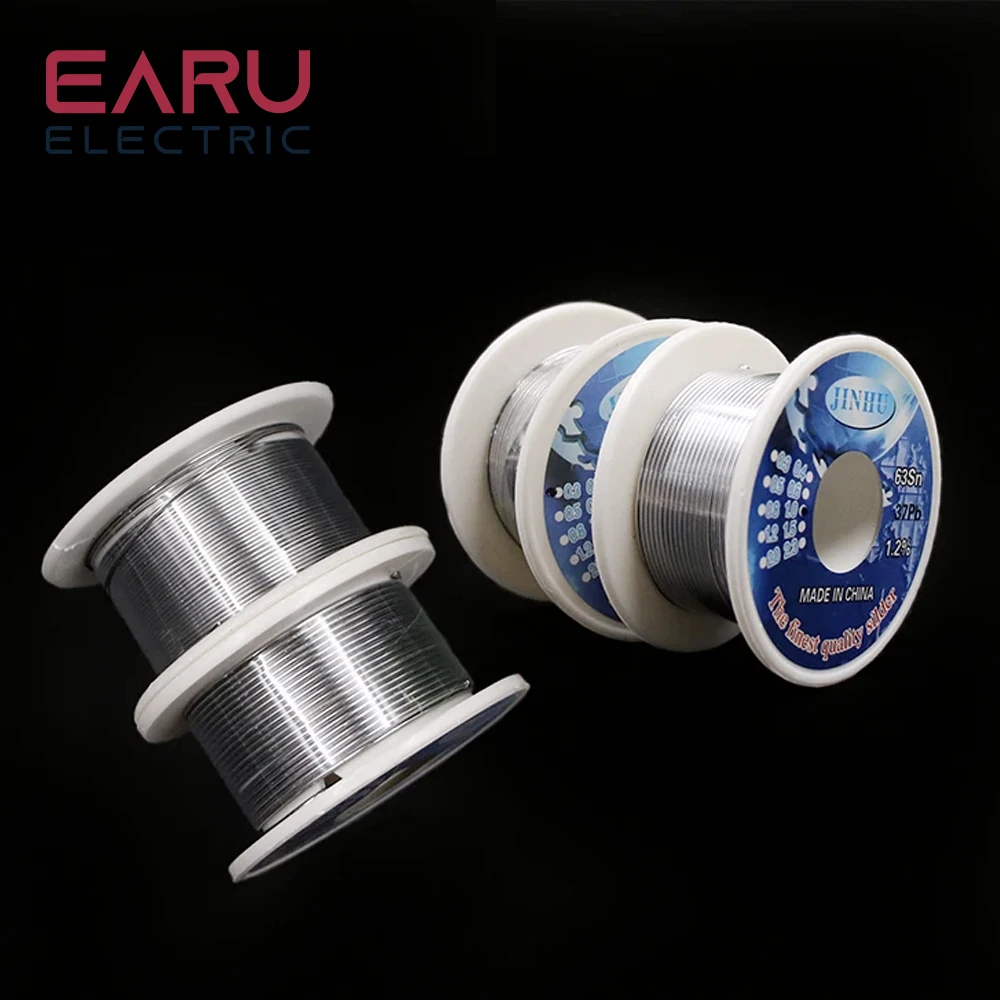 soldering wire Tin lead Rosin Core Solder Wire 0.3mm 0.4mm 0.5mm 0.6mm 0.8mm 1.0mm 2% Flux Reel Welding line Cable Lead Core BGA Repair SMT