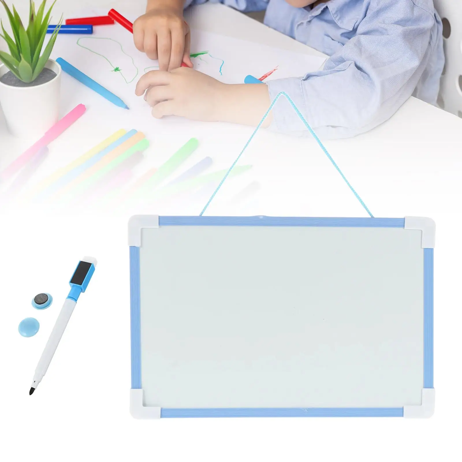 Dry Erase Board Wall Hanging Reusable Small White Board Magnetic Whiteboard