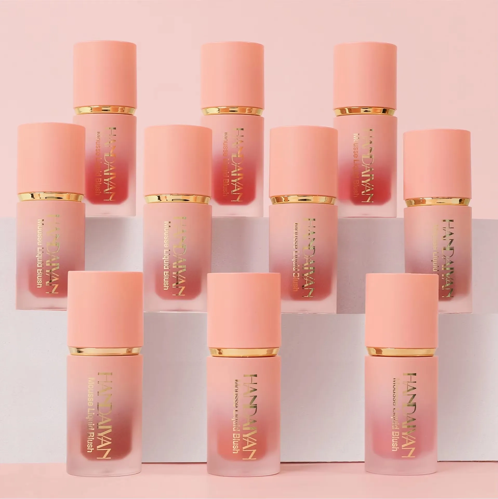 6 Color Matte Liquid Blush Stick Smooth Lasting Blush Cream for Lips and Cheeks Concealer Rouge Waterproof Contour Makeup. 5