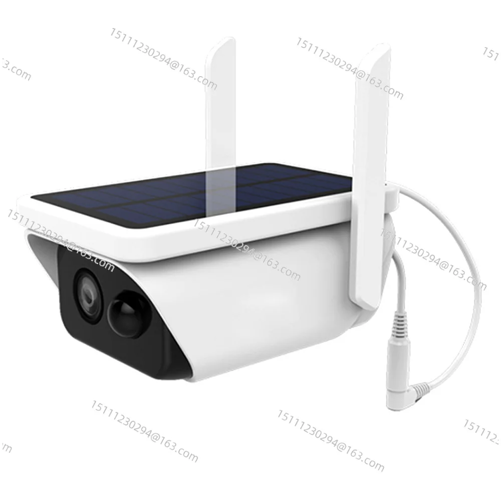 태양 감시 카메라 저전력 카메라, 무선 HD 와이파이 방수 볼트 카메라, 태양광 4MP