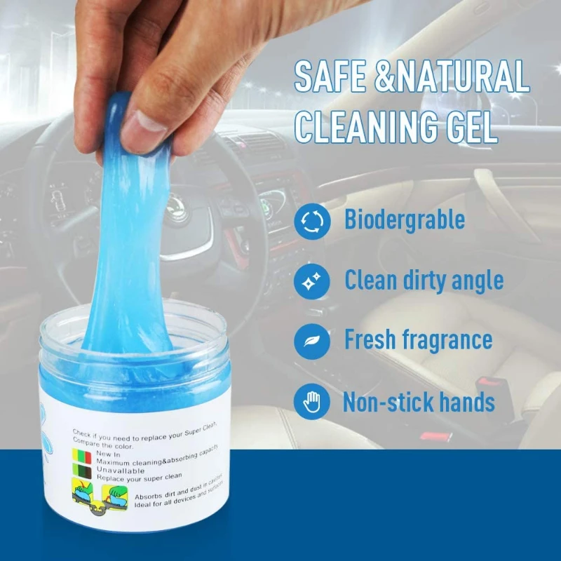 Car wash mud Cleaning gel Multi-functional exhaust Instrument panel Laptop Magic Cleaning tool Wash dirt clean