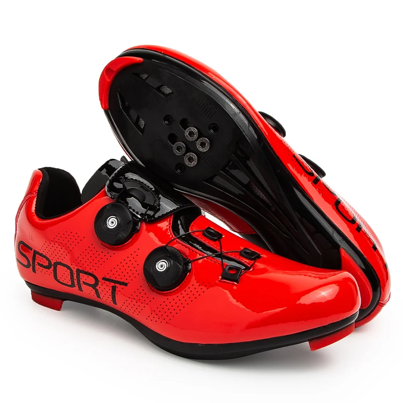 Professional Cycling Road Shoes for Men Women Route Cleats Road Bike Speed Flat Sneaker Racing Bicycle Mountain Spd Biking 2