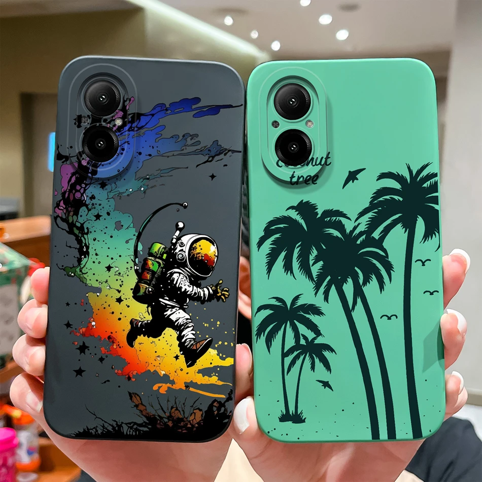 Cool Sweet Soft Liquid Silicone High-Quality Anti-Drop Phone Case - Back Cover Protection