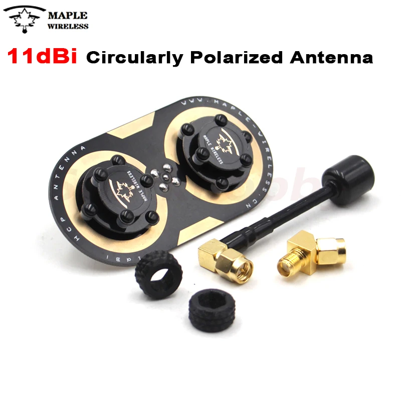 MapleWirelessUpdated11dBiCircularlyPolarizedMapleLeafAntenna