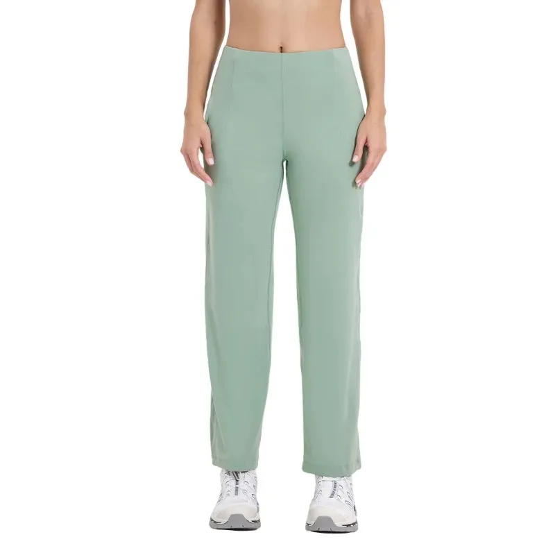 Lemon Women Loose Breathable High Elastic Lightweight Sweat Absorbing Sports Pants Fitness Pants Yoga Quick-drying Running Fit