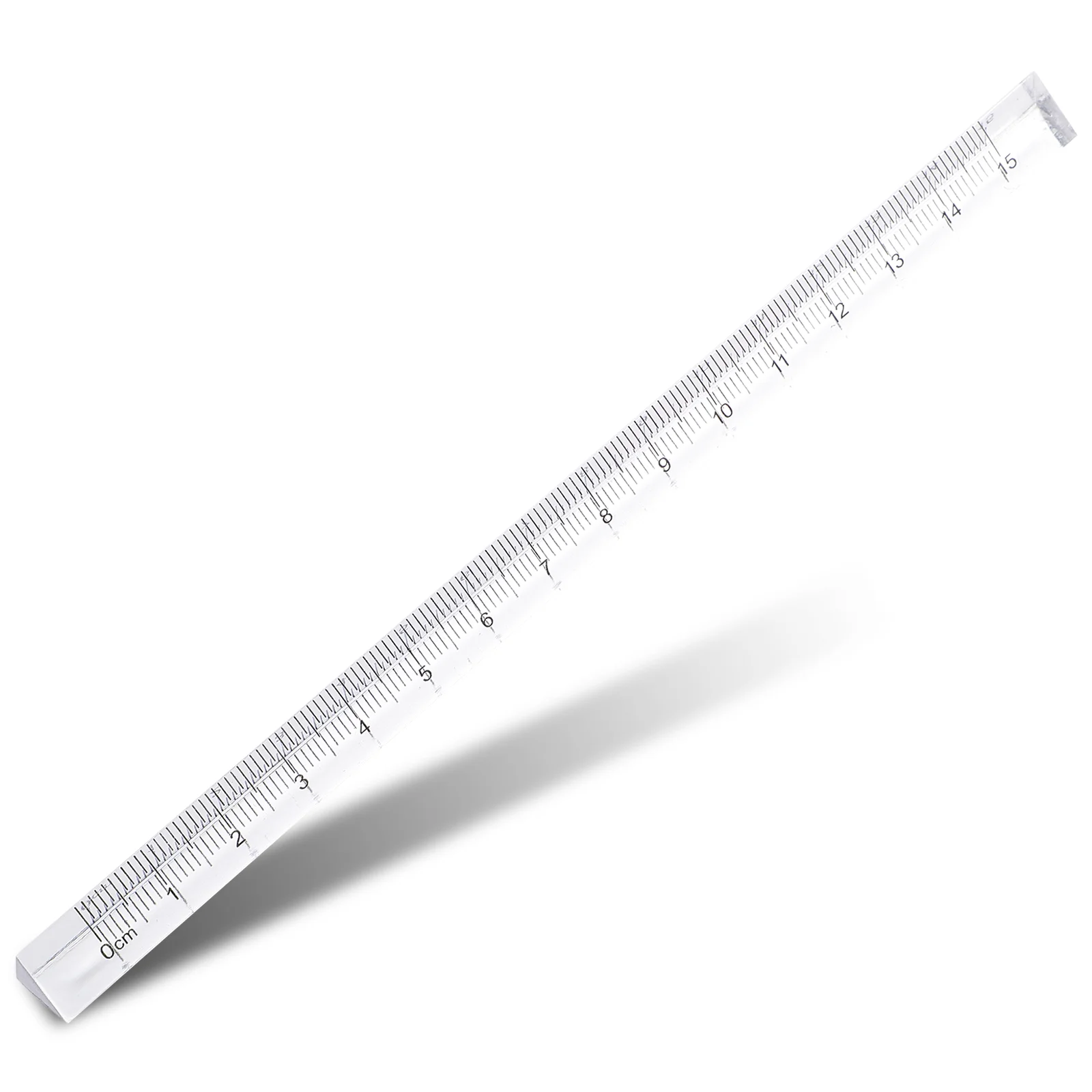 

8 Pcs Transparent Triangular Ruler Rulers Bulk Metric System for Classroom Polystyrene Student