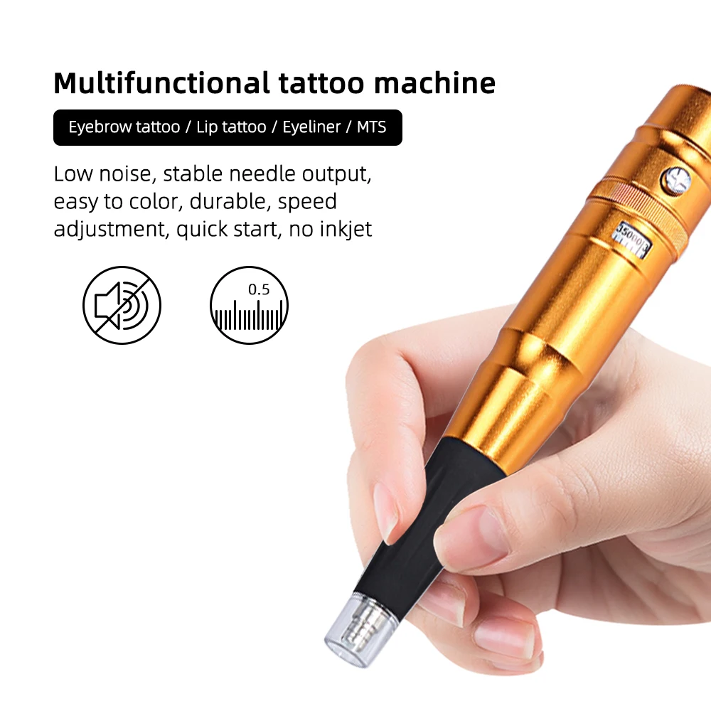 Tattoo Machine Set Permanent Makeup Eyebrow Lip Universal Body Art Supplies Suitable for Beginners Microblading Equipment Set tattoo kit,tattoo supplies