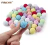 20Pcs 16mm Wooden Crochet Beads Chewable Beads DIY Wooden Teething Knitting Beads Jewelry Crib Sensory Toy Baby Teether Accessor 4