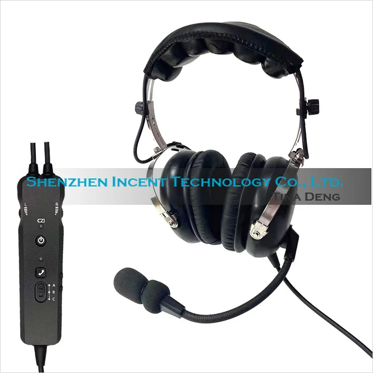 Авиационная гарнитура VOIONAIR Black | AliExpress