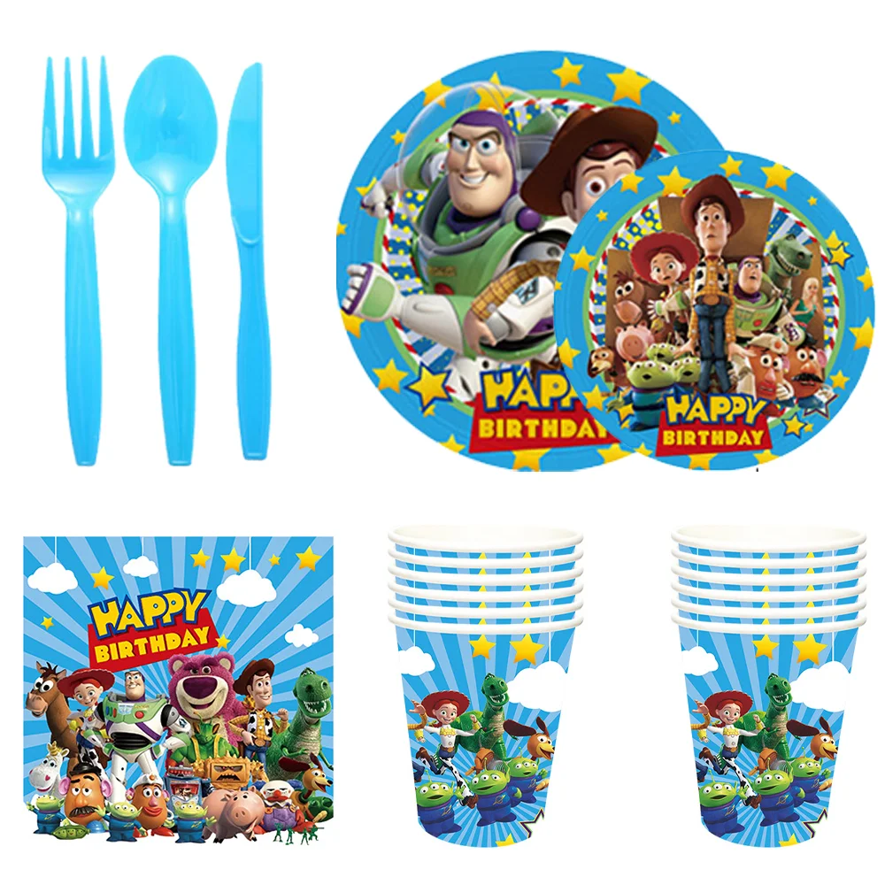 CartoonToyStoryThemeBirthdayDecorationsPartyDisposableTableware