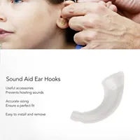 5pcs Sound Amplifer Ear Hook Perfect Fitting Comfortable Sound Aid Sound Replacement Hooks for Hearing Aids Accessories 2