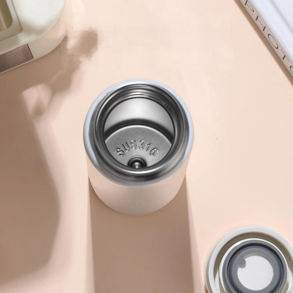 280ml stainless steel insulated cup, portable vacuum water bottle, suitable for outdoor travel, school, office, exquisite gifts