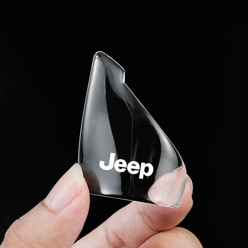 지프 랭글러 레니게이드 컴패스 그랜드 체로키 패트리어트 루비콘용 4개 자동차 도어 실리콘 버퍼 스티커 충돌 방지 스크래치 방지