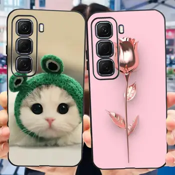 For Infinix Hot 50 4G Case X6882 Fashion Painted Back Cover Soft Silicone Phone Case For Infinix Hot 50  Hot50 4G Coque Capa