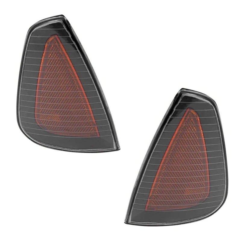 

1 Pair Headlight Corner Lamps Turn Signal Lamps Without Bulb Automotive For Dodge Challenger Charger 06-10 4806219AD 4806218AD
