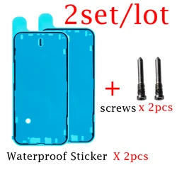 Waterproof Pre - Cut Glue Frame Tape for LCD Display Screen (2 - Pack) (17 Pro max)