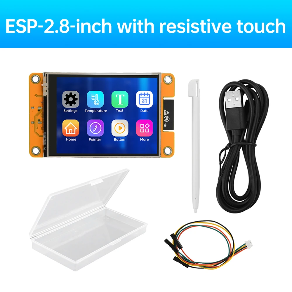 ตัวเลือกสินค้า โมดูลจอสัมผัส TFT ESP32 หลากหลายขนาด 2.8-4 นิ้ว