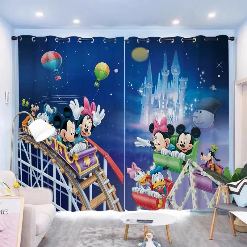 BES Geestelijk tragedie 3D 2 Panelen Disney Minnie Mouse Gordijnen Voor Slaapkamer Shading Gordijn  Woonkamer Verduisterende Gordijnen Woondecoratie| | - AliExpress