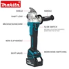Makita DGA404 brushless lithium angle grinder rechargeable cutting machine high-power polishing machine 18V universal 6