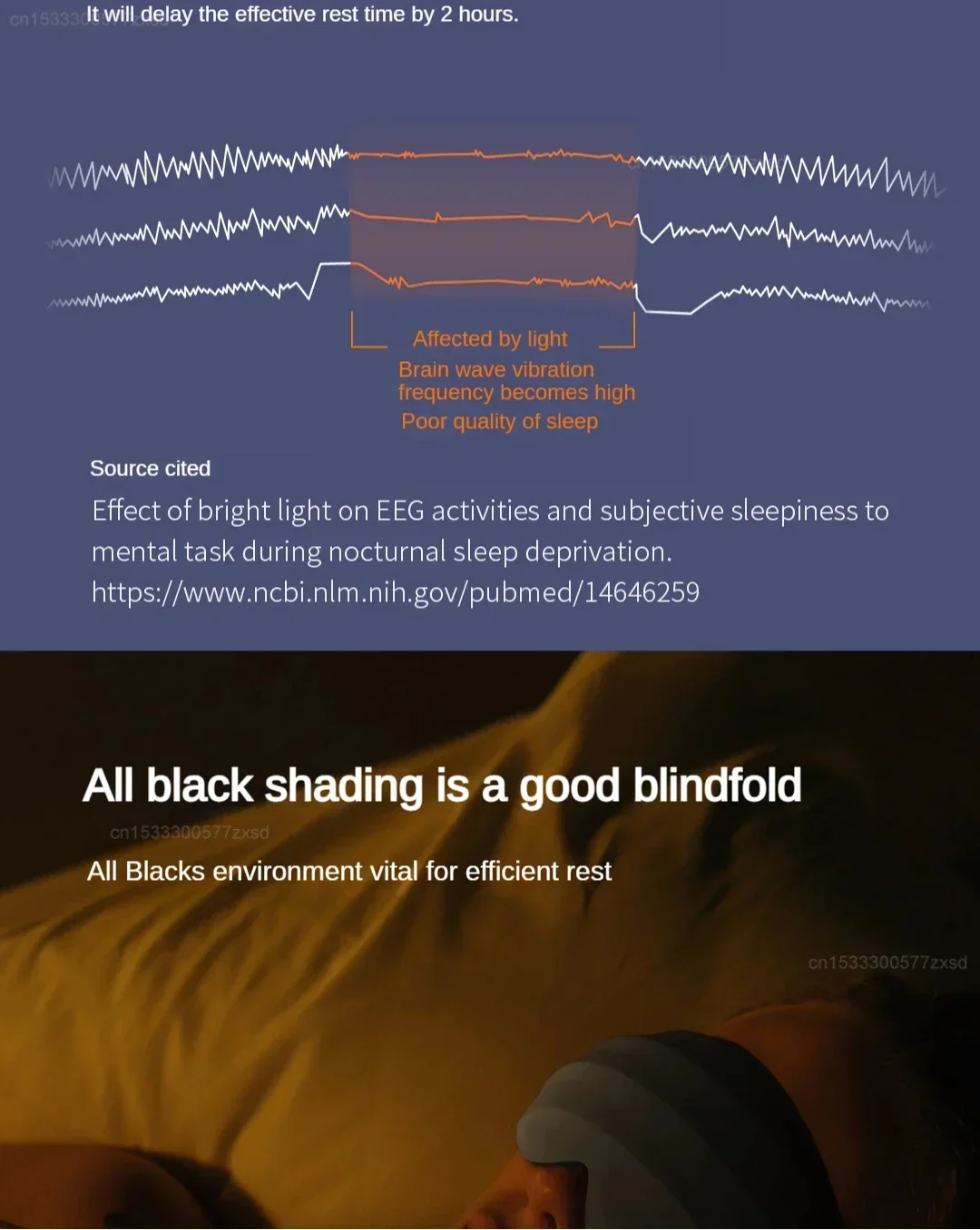 Xiaomi Dreamlight 3s Eye Mask Sleep 3D Stereoscopic Sleep Aid description image 4
