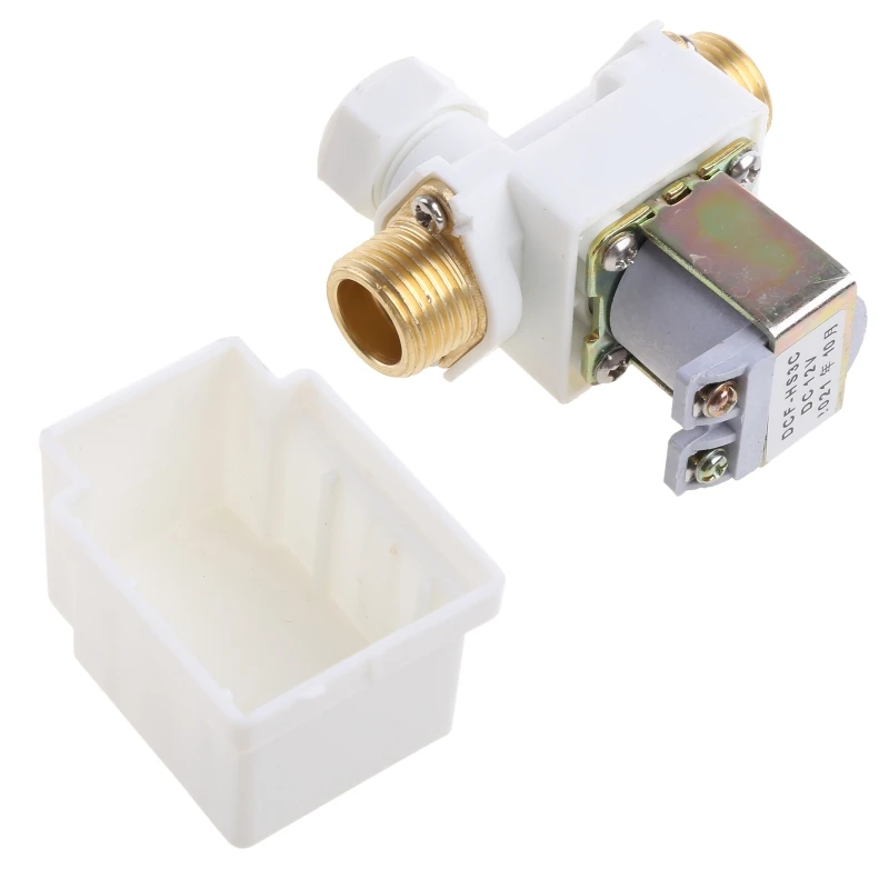 12V DC 1/2" 0-0.8MPa Electric Solenoid Valve N/C For Water Air Solar Water Heater Accessories Parts Replacements Durable