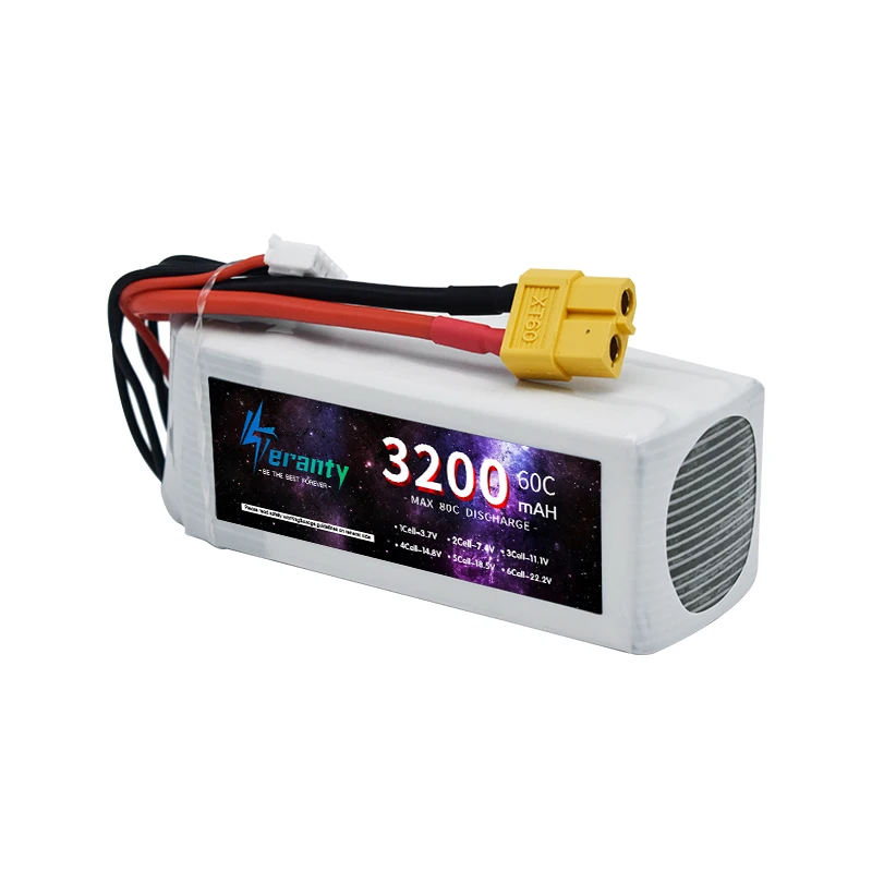 Batterie Lipo 7.4V 14.8V 22.2V 3200mAh pour Drone Jouet Enfant