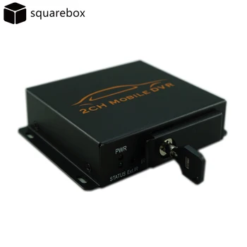 미니 차량용 DVR 비디오 레코더, HD 1080P, 2 채널 녹화 박스, SD CVBS AHD DVR 녹화 박스, DVR 비디오 레코더