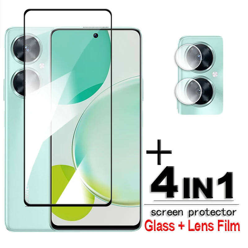 цена For Huawei Nova 11i Glass Nova 11i Tempered Glass 2.5D Full Cover Glue HD Screen Protector For Huawei Nova 11i 4G Film 6.8 inch