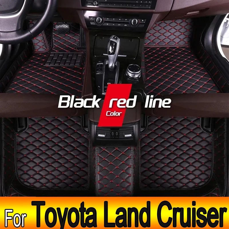 

Car Floor Mats For Toyota Land Cruiser Rando-Kurūzā LandCruiser 1999~2007 5seat Car Mats Luxury Carpets Tapetes Car Accessories