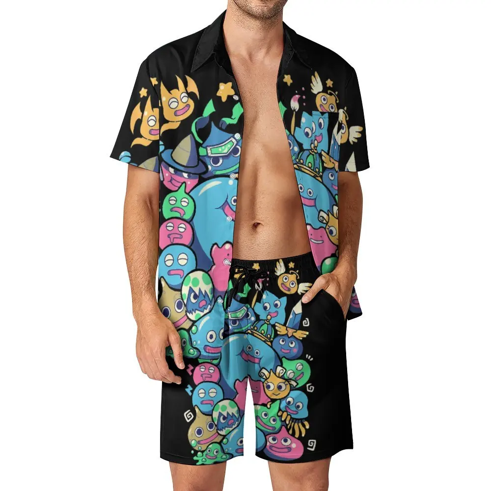 

Слайм, фотография на продажу, Мужской пляжный костюм, костюм из 2 предметов, высококачественный креативный шопинг, американский размер
