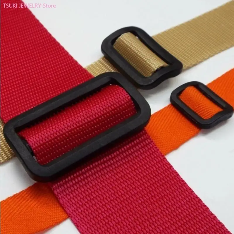 10 Stück 16/20/25 mm Kunststoff Tri-Glide Slide Schnalle verstellbares Gurtband Triglides Sliplock Slider Knöpfe für Gürtel Rucksack Taschen Teil – Detail 10